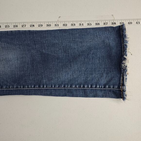 BKE Victoria universal fit mid rise bootcut jeans 28x29.5 blue denim 6299 - Picture 4 of 11